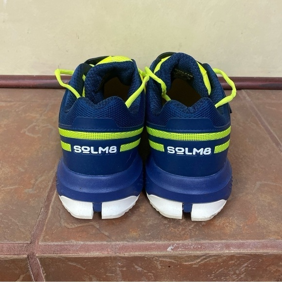 Solm8 S4 Cricket Shoes Mens 12 Rubber Sole Yellow Blue Athletic Sports main image 7